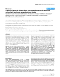 Báo cáo y học: "Electrical muscle stimulation preserves the muscle mass of critically ill patients: a randomized study"