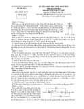 Đề thi học sinh giỏi lớp 12 môn Lý