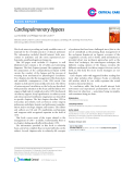 Báo cáo y học: "Cardiopulmonary Bypass"