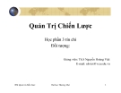 Quản Trị Chiến Lược - Tổng quan quản trị chiến lược