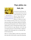 Thực phẩm của tình yêu