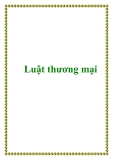 Một số điều luật về Thương mại