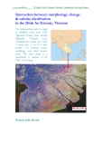 Interaction between morphology change & salinity distribution in the Dinh An Estuary, Vietnam