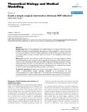 Báo cáo y học: "Could a simple surgical intervention eliminate HIV infection?"