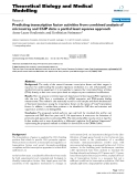 Báo cáo y học: " Predicting transcription factor activities from combined analysis of microarray and ChIP data: a partial least squares approach"