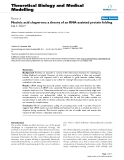 Báo cáo y học: "Nucleic acid chaperons: a theory of an RNA-assisted protein folding"