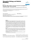 Báo cáo y học: "Boundary effects influence velocity of transverse propagation of simulated cardiac action potentials"