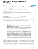 Báo cáo y học: " A comparative study of a theoretical neural net model with MEG data from epileptic patients and normal individuals"