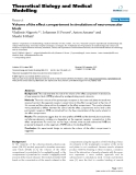 Báo cáo y học: " Volume of the effect compartment in simulations of neuromuscular block"