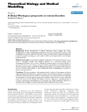 Báo cáo y học: "A Global Workspace perspective on mental disorders"