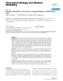 Báo cáo y học: "Pulsatile blood flow, shear force, energy dissipation and Murray's Law"