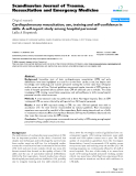 Báo cáo y học: "Cardiopulmonary resuscitation; use, training and self-confidence in skills. A self-report study among hospital personnel"