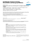 Báo cáo y học: "Undisclosed cocaine use and chest pain in emergency departments of Spain"