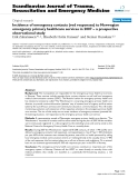 Báo cáo y học: "Incidence of emergency contacts (red responses) to Norwegian emergency primary healthcare services in 2007 – a prospective observational study"