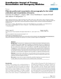 Báo cáo y học: " Clinician performed resuscitative ultrasonography for the initial evaluation and resuscitation of trauma"