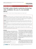 Báo cáo y học: "End-tidal carbon dioxide monitoring during bag valve ventilation: the use of a new portable device"