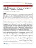 Báo cáo y học: " Adder bite: an uncommon cause of compartment syndrome in northern hemisphere"