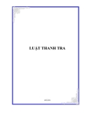 Tài liệu LUẬT THANH TRA