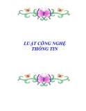 VĂN BẢN VỀ LUẬT CÔNG NGHỆ THÔNG TIN