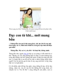 Dạy con từ khi... mới mang bầu