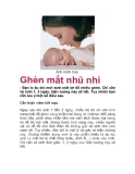 Ghèn mắt nhũ nhi