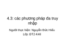 Các phương pháp đa truy nhập