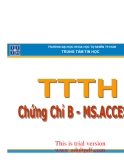 Bài 1: Tổng quan về CSDL Access - ĐH KHTN Tp.HCM