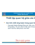 Bài 2: Bảng dữ liệu (Table) - ĐH KHTN Tp.HCM