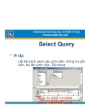 TÀI LIỆU HỌC Select Query _2