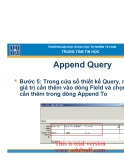 TÀI LIỆU HỌC Append Query