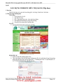Phát triển Web với công nghệ Microsoft ASP.NET & MS SQL Server 2005