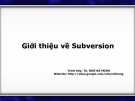 Giới thiệu về Subversion