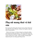 Phụ nữ mang thai và hải sản