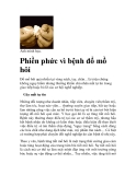  Phiền phức vì bệnh đổ mồ hôi