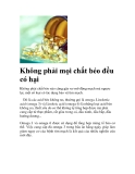 Không phải mọi chất béo đều có hại