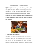 Ngừa bệnh tự kỷ ở trẻ bằng ăn uống