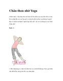 Chân thon nhờ Yoga