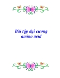 Bài tập đại cương amino acid