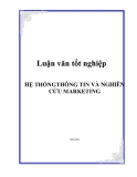 Luận văn tốt nghiệp: Hệ thống thông tin và nghiên cứu marketing