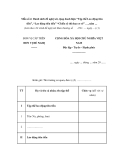 Mẫu Danh sách đề nghị xét, tặng danh hiệu “Tập thể Lao động tiên tiến”, “Lao động tiên tiến” “Chiến sỹ thi đua cơ sở”