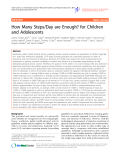 Báo cáo y học: " How Many Steps/Day are Enough? for Children and Adolescents"