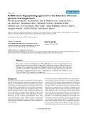 Báo cáo y học: "A BAC clone fingerprinting approach to the detection of human genome rearrangements"