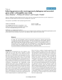 Báo cáo y học: "Inferring genome-scale rearrangement phylogeny and ancestral gene order: a Drosophila case study"