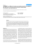 Báo cáo y học: "CPSARST: an efficient circular permutation search tool applied to the detection of novel protein structural relationship"