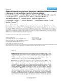 Báo cáo y học: " Adipose tissue transcriptomic signature highlights the pathological relevance of extracellular matrix in human obesity"