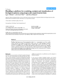 Báo cáo y học: "MetaReg: a platform for modeling, analysis and visualization of biological systems using large-scale experimental data"