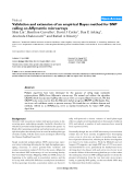 Báo cáo y học: " Validation and extension of an empirical Bayes method for SNP calling on Affymetrix microarrays"