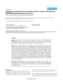 Báo cáo y học: " Inhibition of casein kinase 1-epsilon induces cancer-cell-selective, PERIOD2-dependent growth arrest"