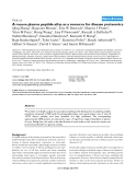 Báo cáo y học: "A mouse plasma peptide atlas as a resource for disease proteomics"