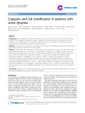 Báo cáo y học: "Copeptin and risk stratification in patients with acute dyspnea"